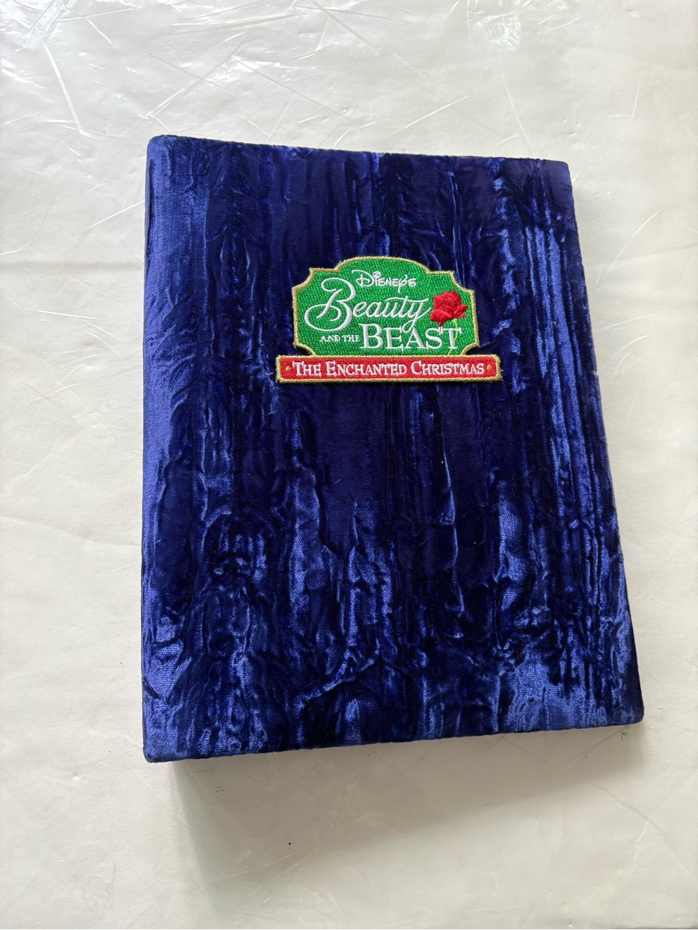 Disney Beauty and the Beast The Enchanted Christmas Velvet photo Album